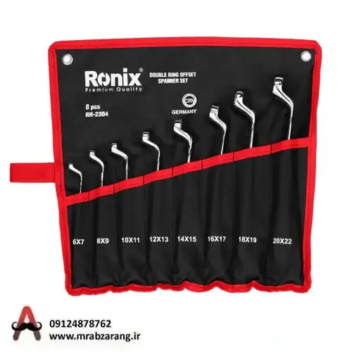 آچار سری 8 عددی دو سر رینگ رونیکس RH-2304