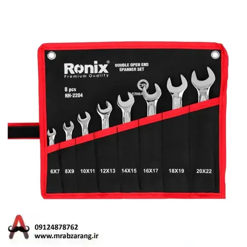 آچار سری 8 عددی دوسر تخت رونیکس RH-2204